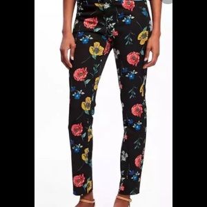 Old Navy Floral Pixie Pants
